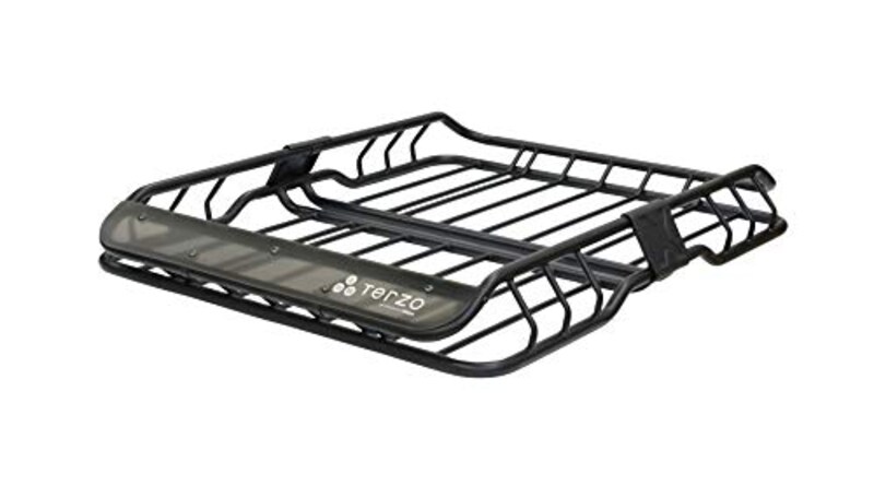 テルッツォ(Terzo),ルーフラック 1個入 ルーフバスケットラック スリム ブラック,EA311