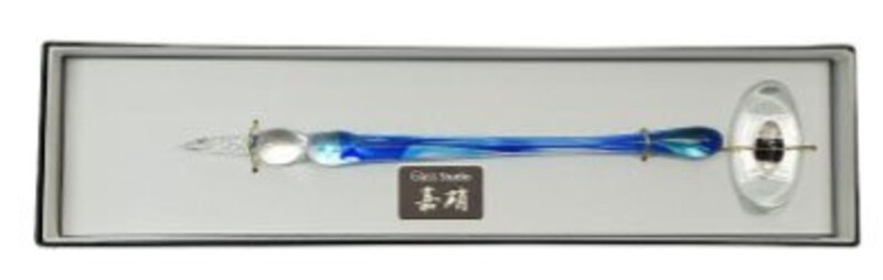 スタジオ嘉硝,ソーダガラスペン モネブルー,1103