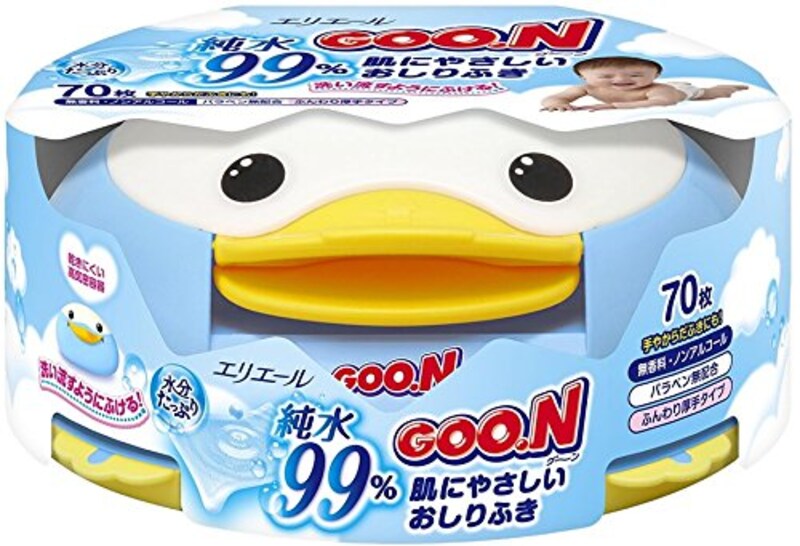 エリエール,グーン肌にやさしいおしりふき