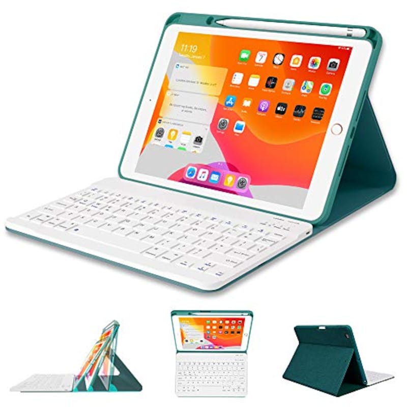 PiMivco,iPad キーボードケース ペンシルホルダー付き