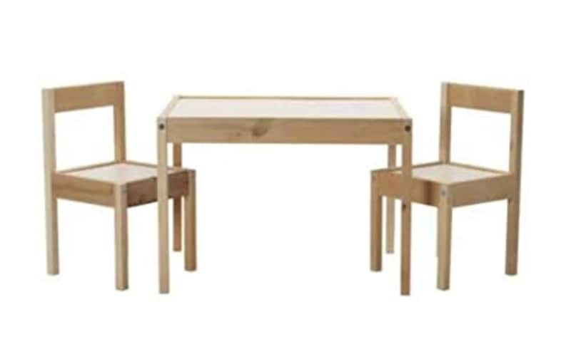 IKEA,子供用テーブル チェア2脚