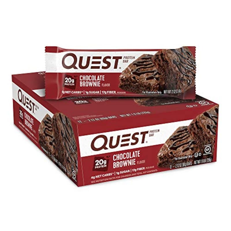 Quest Nutrition（クエストニュートリション）,プロテインバー チョコレートブラウニー （60g x 12本）