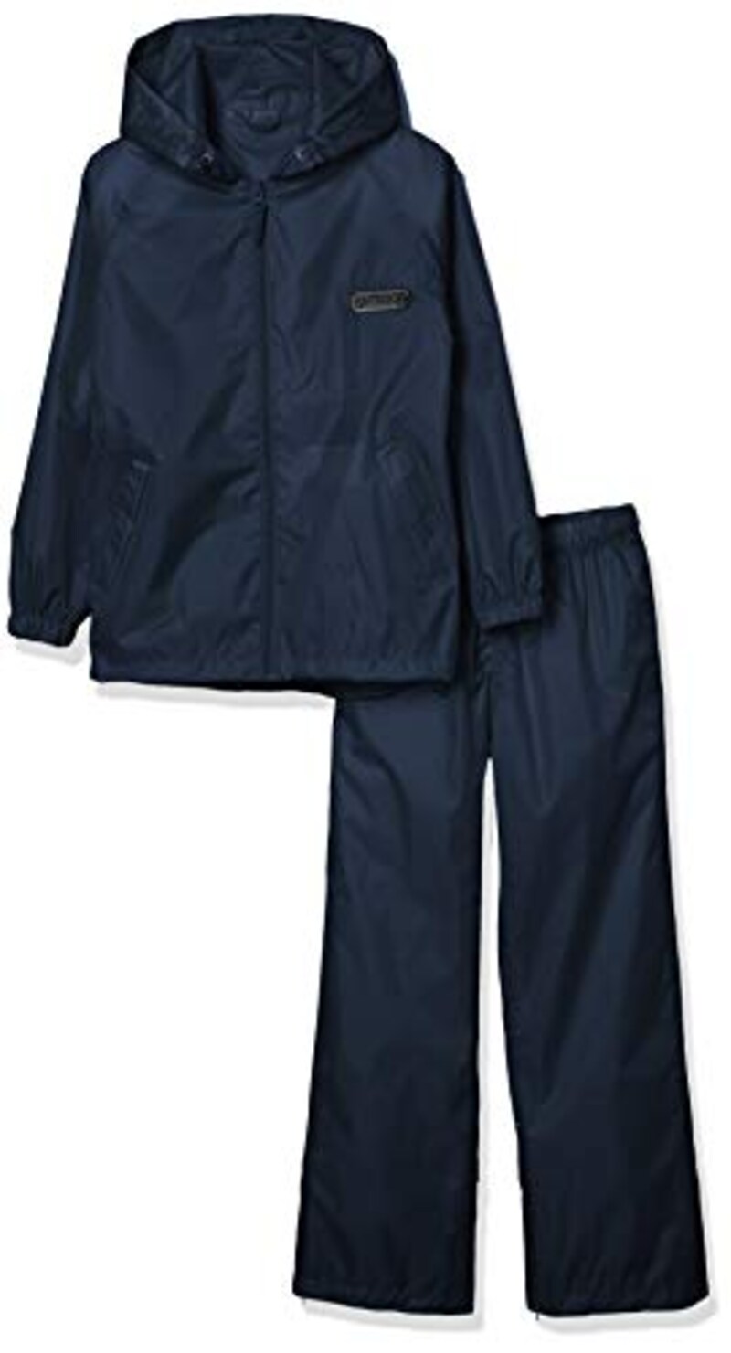 OUTDOOR PRODUCTS(アウトドアプロダクツ),キッズ 防水サイクルレインスーツ,3001073