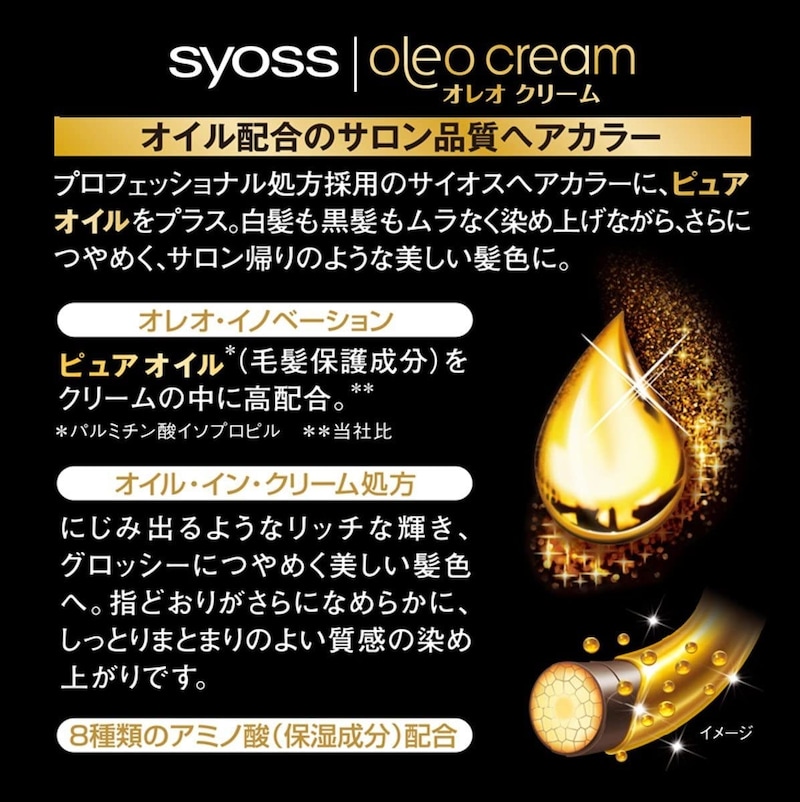 syoss(サイオス株式会社),oleo cream(オレオクリーム) 白髪染め