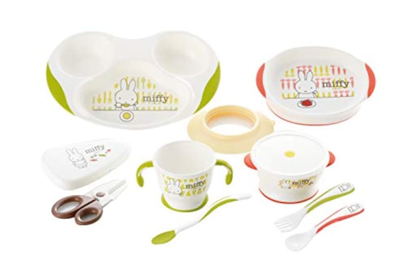 Richell(リッチェル),トライシリーズ ミッフィーベビー食器セット,MO-5