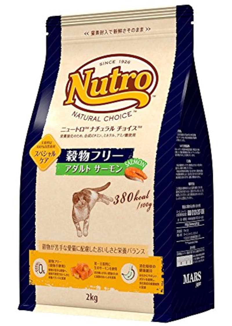 Natu（ニュートロ）,ナチュラルチョイス猫 穀物フリーアダルトサーモン,‎NC169