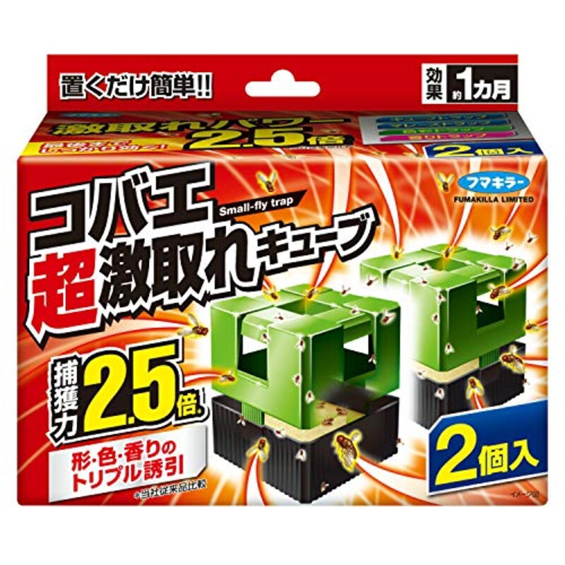 フマキラー,コバエ超激取れキューブ