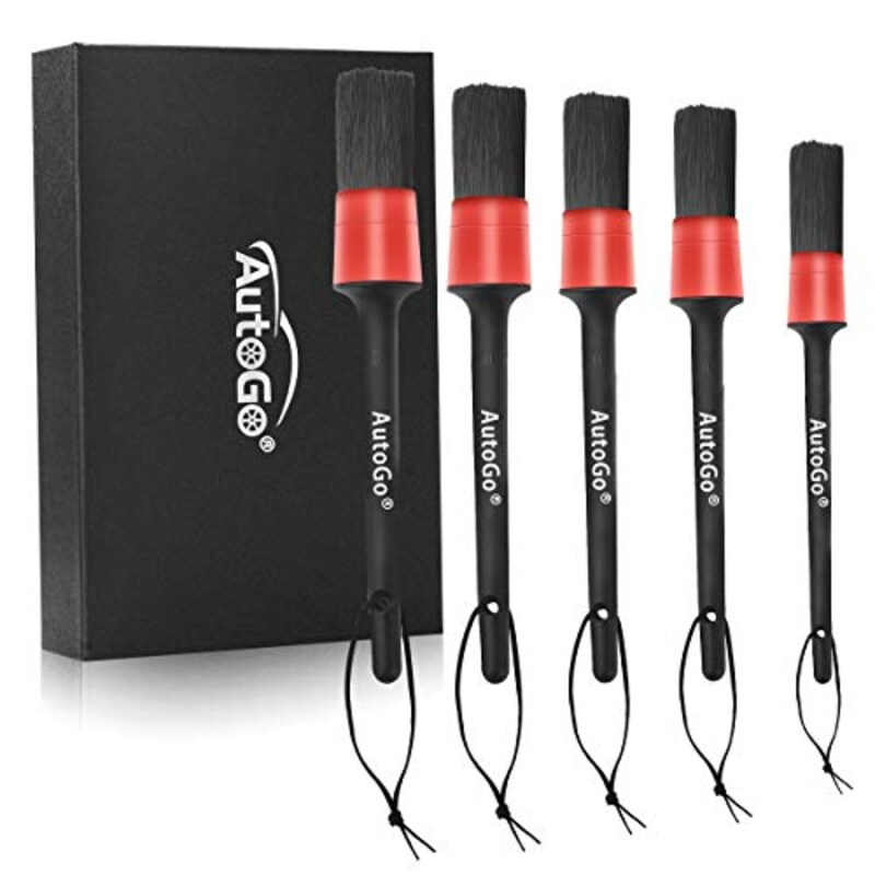 オートゴー(Autogo),ディテールブラシ 5本セット ストラップ付き,Brush-5