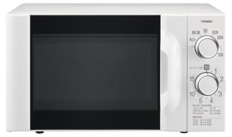 ツインバード工業(Twinbird),電子レンジ50Hz専用,DR-D419W5