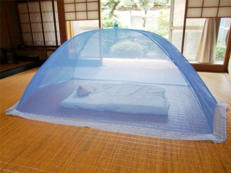 ふとんのマルソウ,片麻 折りたたみ添い寝用ベビー蚊帳