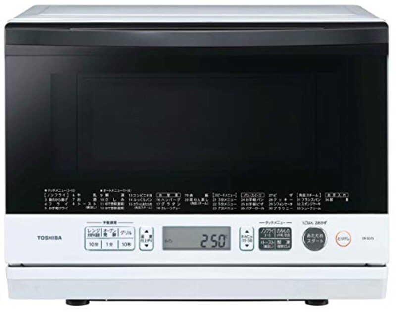 東芝(TOSHIBA),スチーム オーブンレンジ 石窯ドーム 26L,ER-SD70-W