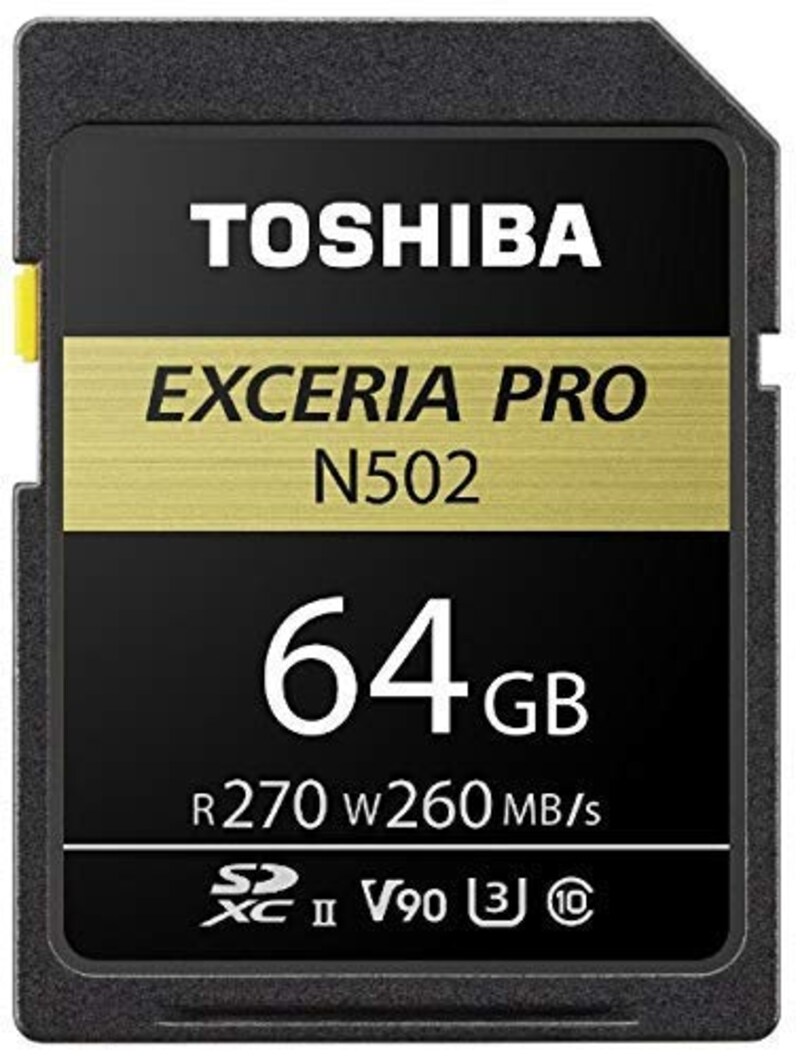 TOSHIBA（東芝）,EXCERIA PRO SDXU-Dシリーズ SDXCメモリーカード,SDXU-D064G