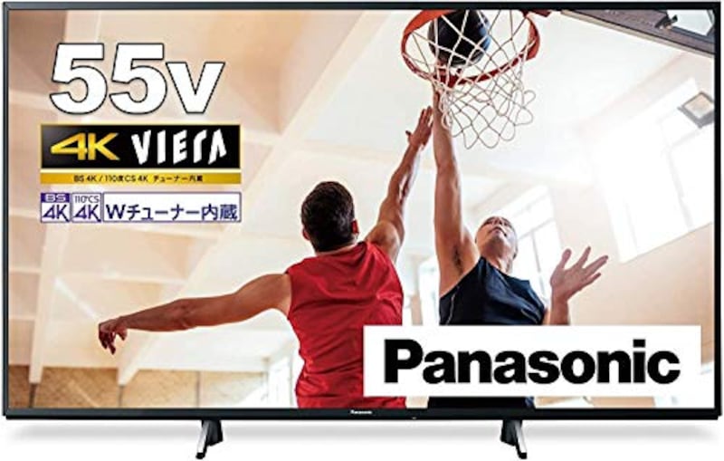 Panasonic(パナソニック),4Kダブルチューナー内蔵 液晶 テレビ VIERA,TH-55GX755
