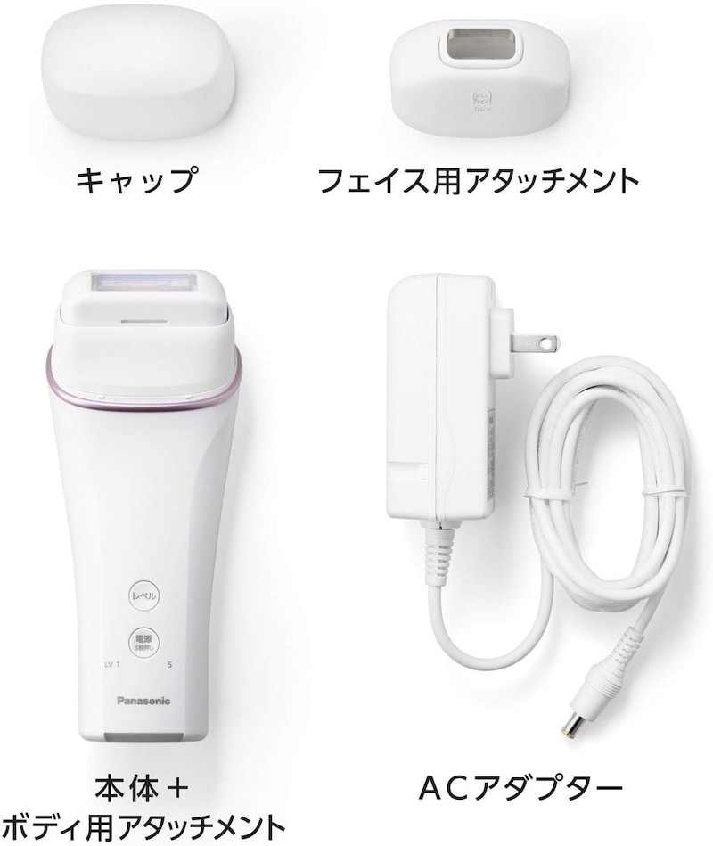 Panasonic（パナソニック）,光美容器 光エステ ボディ&フェイス用,ES-WH76-P