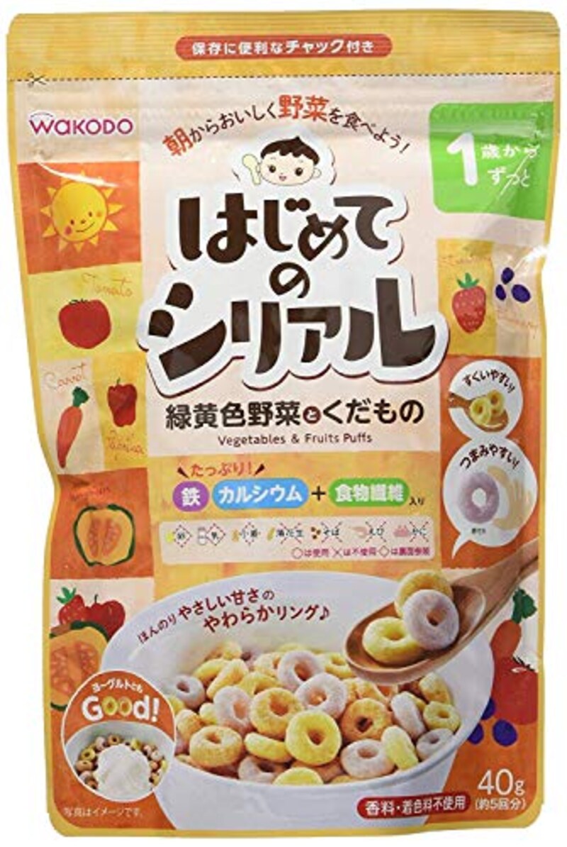 和光堂,はじめてのシリアル 緑黄色野菜とくだもの