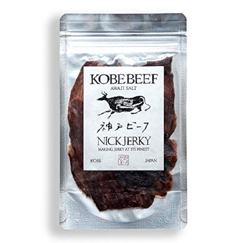 NICKJERKY（ニックジャーキー）,神戸ビーフ 熟成肉の無添加ビーフジャーキー