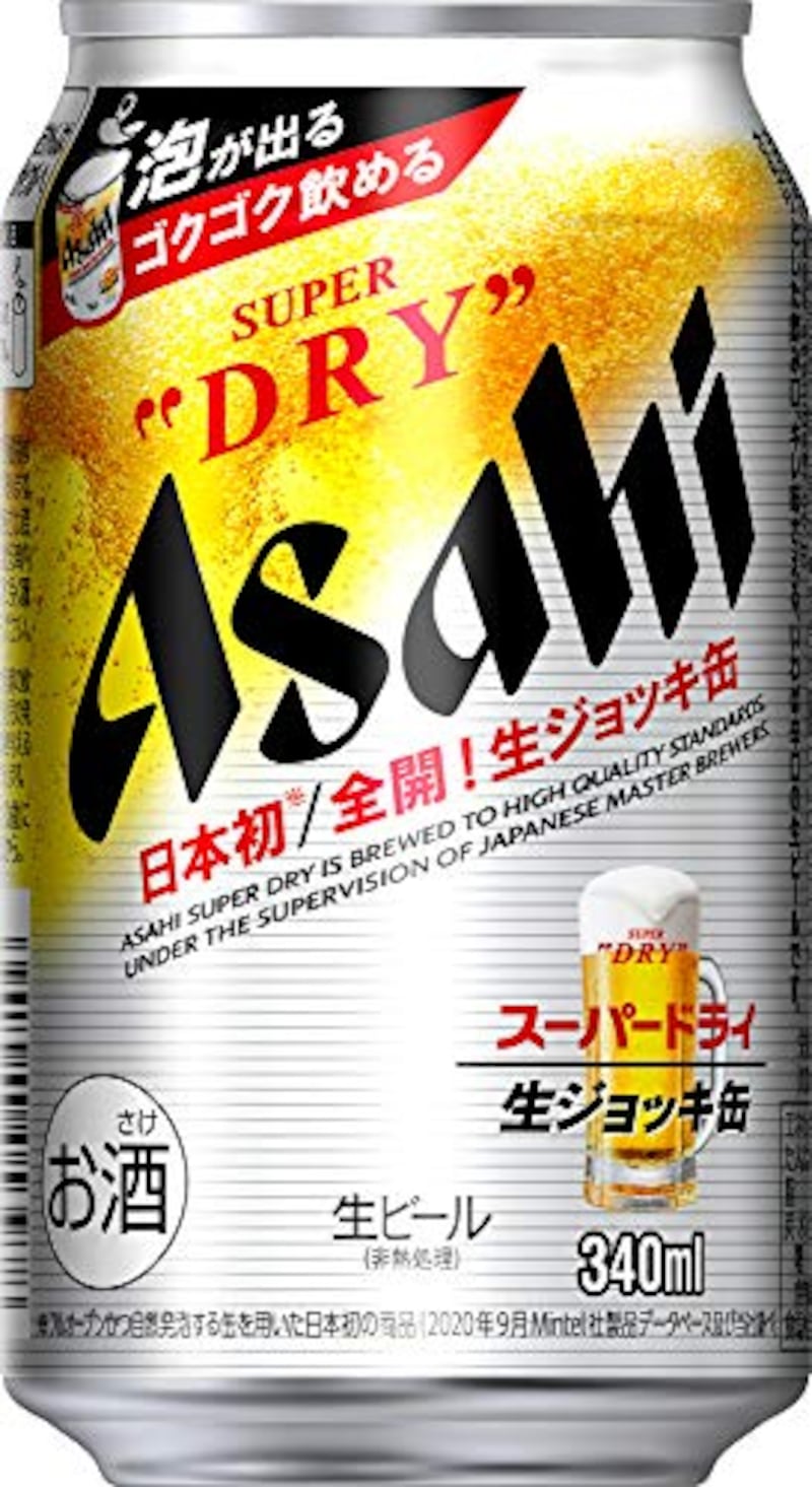 アサヒ,スーパードライ 生ジョッキ缶 340ml×24本