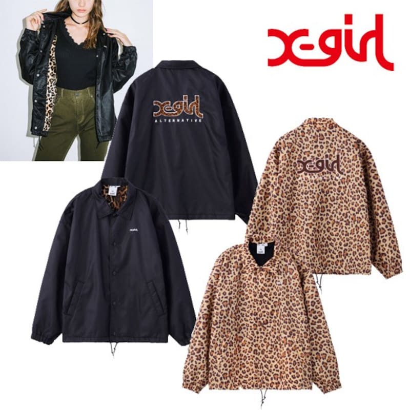 X-girl（エックスガール）,PATCH COACH JACKET