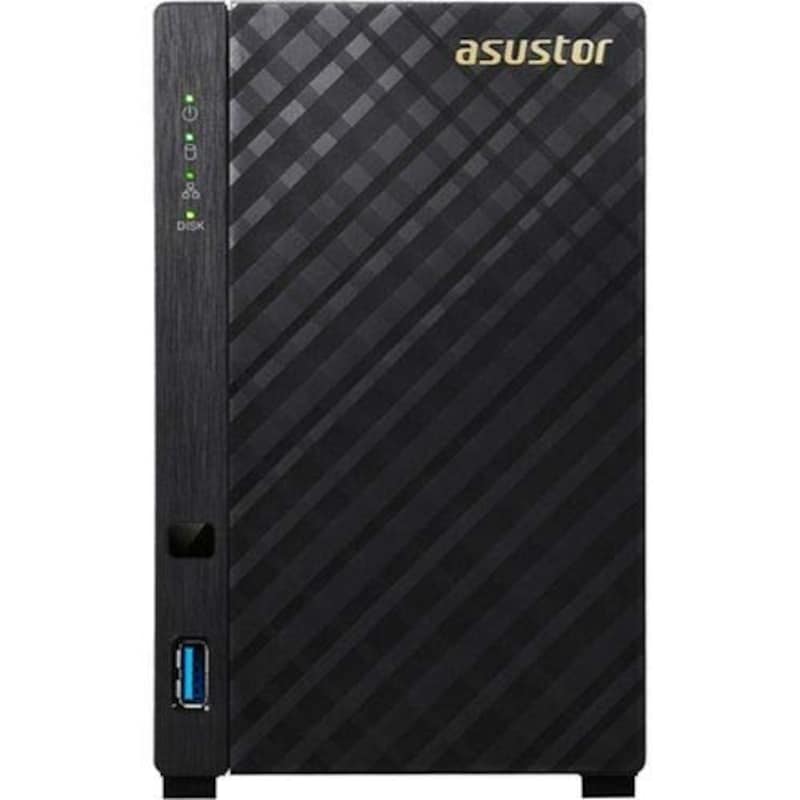 ASUSTOR(アサスター),512 MB 2ベイデュアルコア1 GHz NASドライブ,90IX00L1-BW3S20