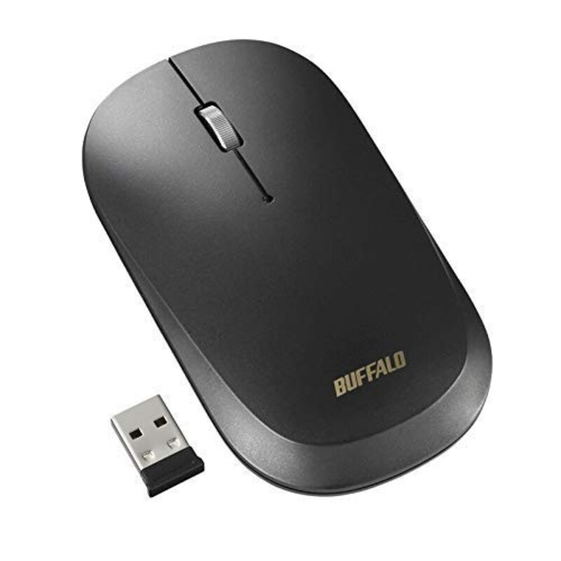 BUFFALO(バッファロー),2.4Ghzワイヤレスマウス,BSMBW330NBK