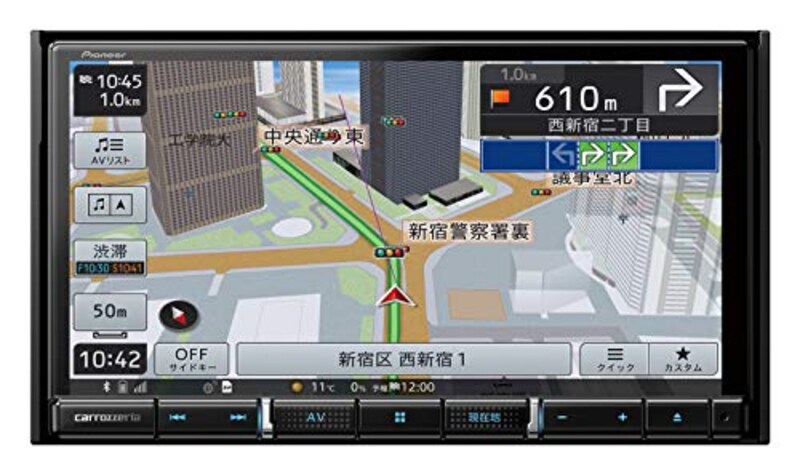 Pioneer(パイオニア)/カロッツェリア,楽ナビ ワンセグ7型,AVIC-RZ911