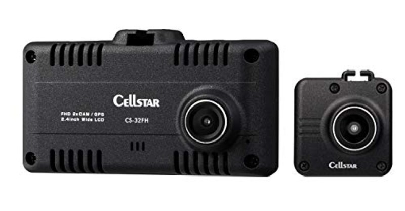 CELLSTAR(セルスター),2カメラドライブレコーダー,CS-32FH