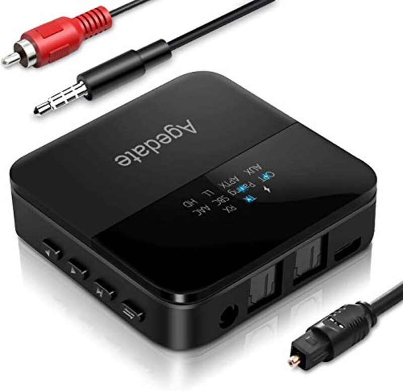 Agedate(オーガスタ),Bluetooth トランスミッター レシーバー 5.0,BT-B20