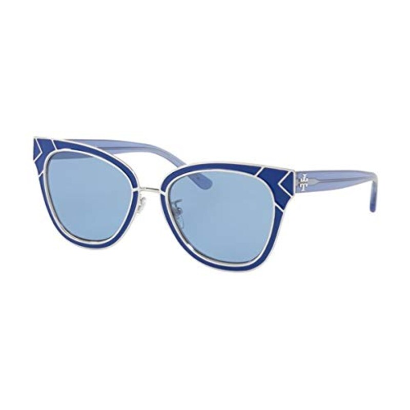 Tory Burch(トリーバーチ),ブルー キャットアイ サングラス レディース,ty6061-32571u