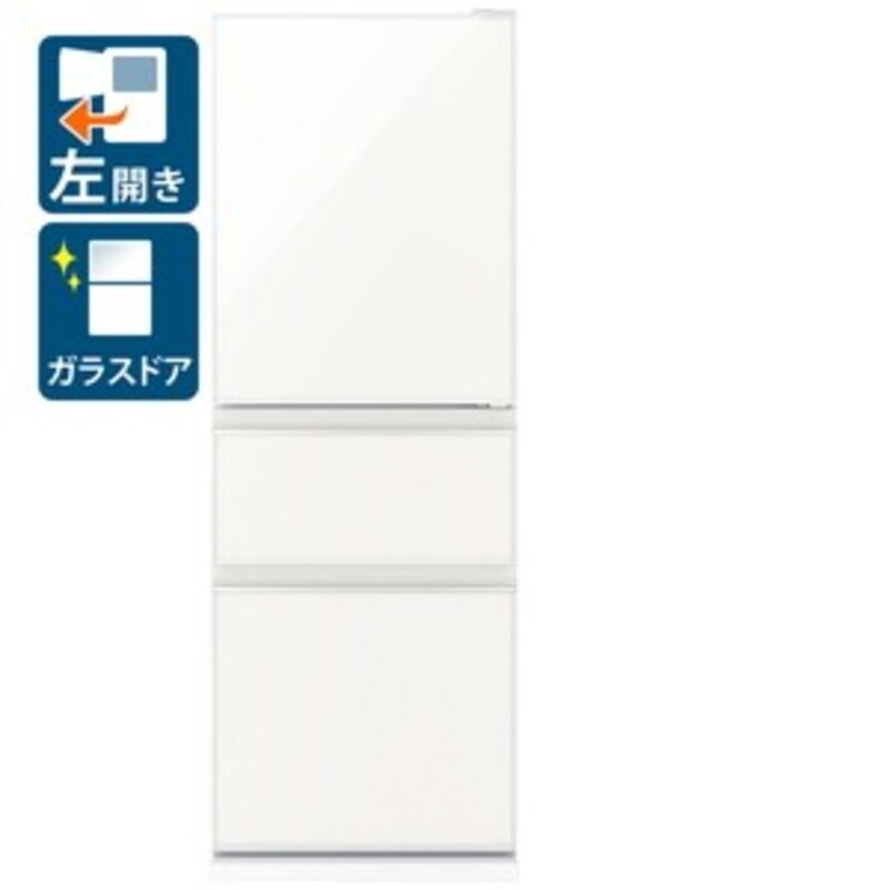 MITSUBISHI(三菱電機),CGシリーズ 3ドア冷蔵庫,MR-CG33FL-W