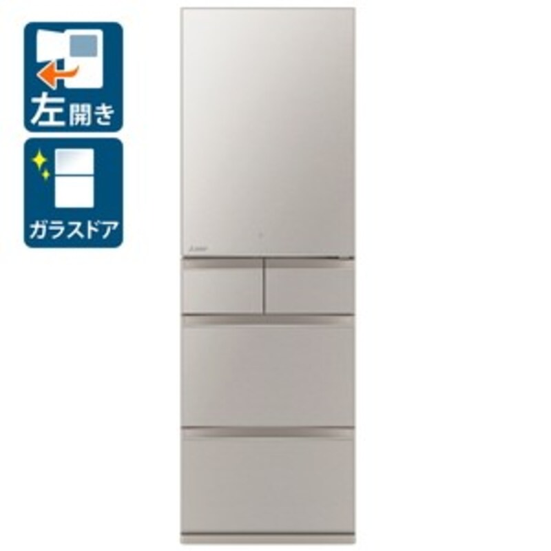 MITSUBISHI(三菱電機),置けるスマート大容量 MBシリーズ 5ドア冷蔵庫,MR-MB45GL-C