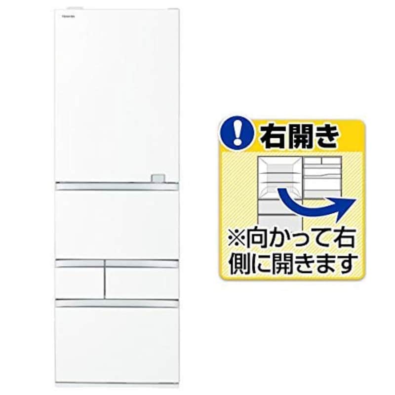 TOSHIBA(東芝),5ドアノンフロン冷蔵庫 VEGETA(ベジータ),GRS470GZUW