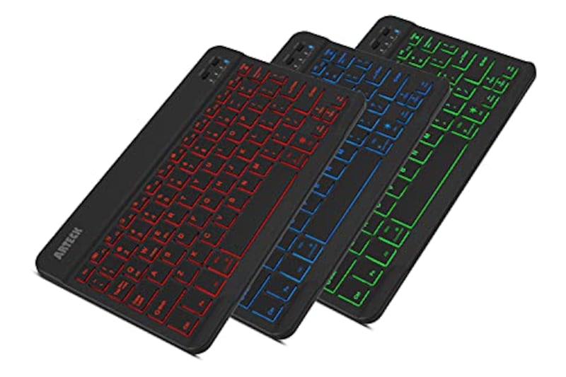 Arteck,ウルトラスリム Bluetooth ワイヤレスキーボード,HB030B