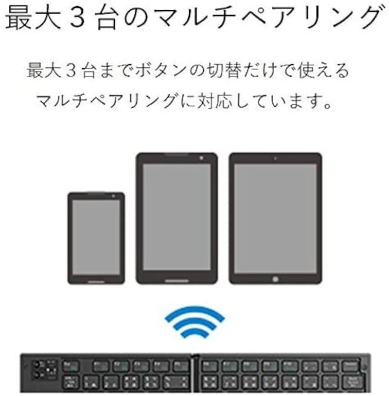 エレコム,Bluetoothキーボード,TK-FLP01BK