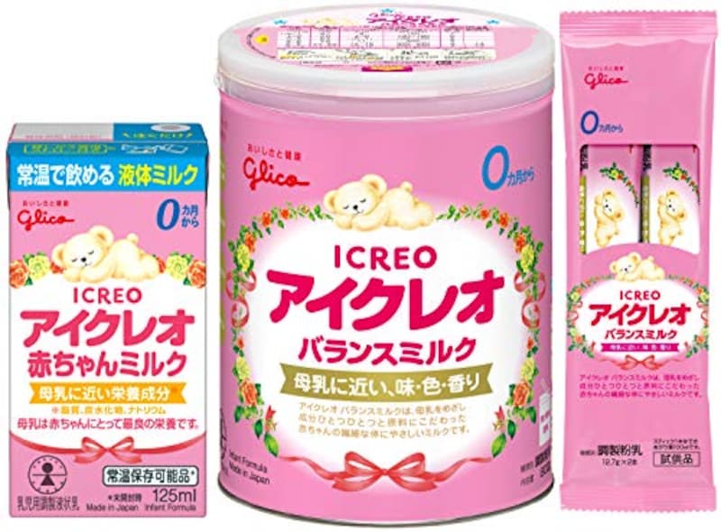 Glico（グリコ）,アイクレオ 赤ちゃんミルク・バランスミルクセット