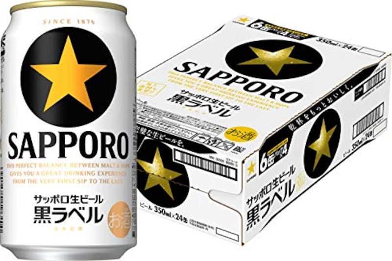 サッポロビール,黒ラベル 350ml×24本