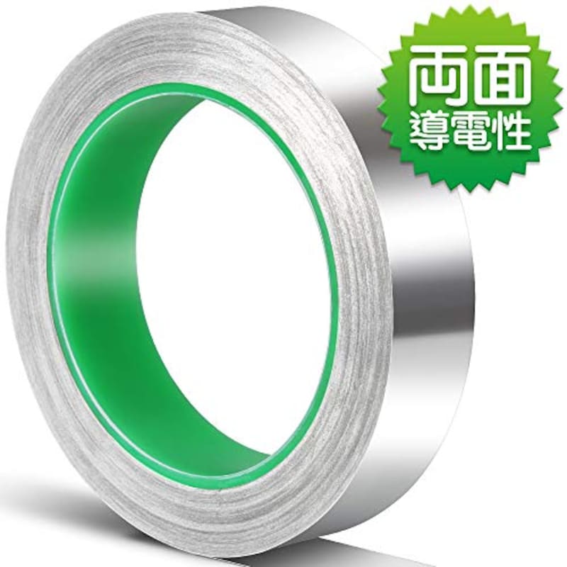 最大12%OFFクーポン 導電性アルミテープ アルミ箔粘着テープ 導電 静電気除去 耐熱 強粘着 厚手