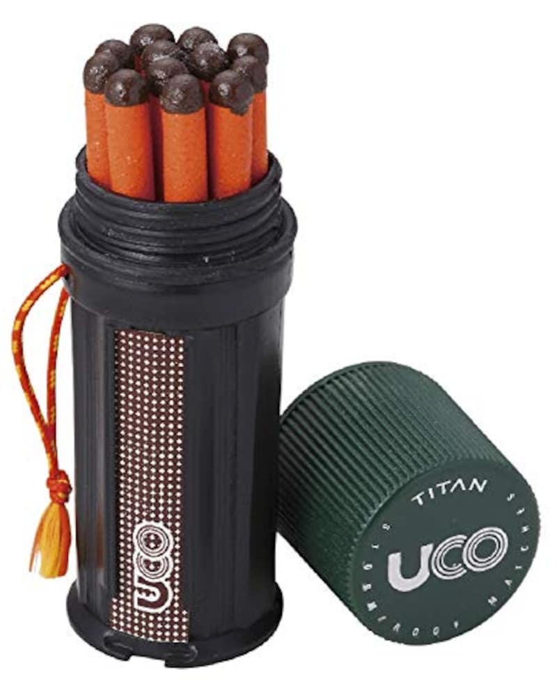 UCO(ユーコ),防水・防風 マッチ 焚火 アウトドア用 【タイタン ストームプルーフマッチキット】,UCO86