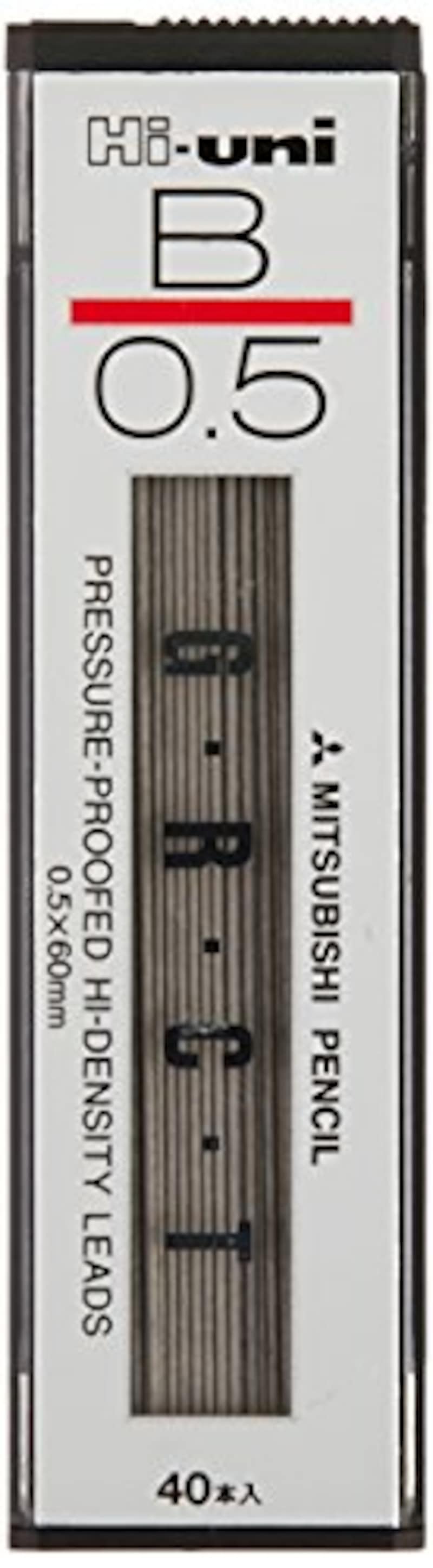 三菱鉛筆,替芯 Hi-uni 0.5mm B,HU05300B