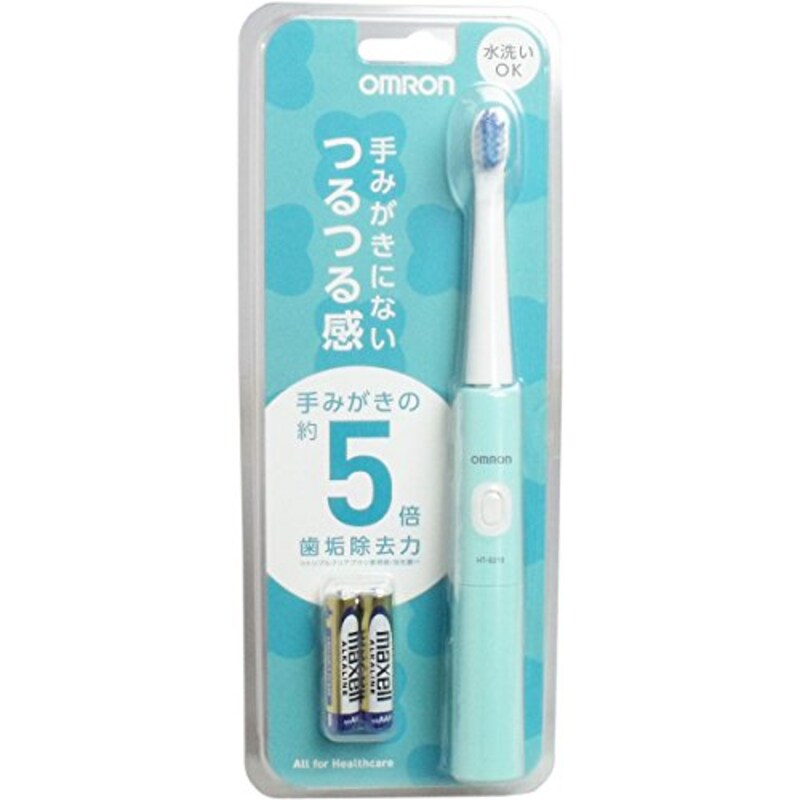 オムロン,音波式電動歯ブラシ,HT-B210-G