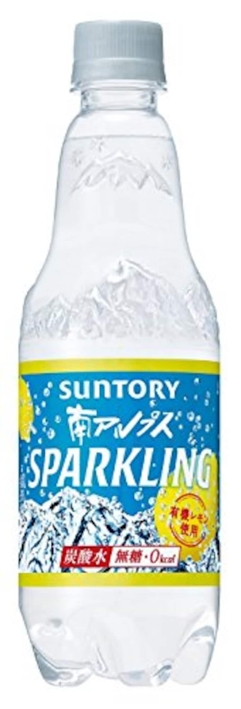 サントリー,南アルプスの天然水 スパークリングレモン　500ml×24本
