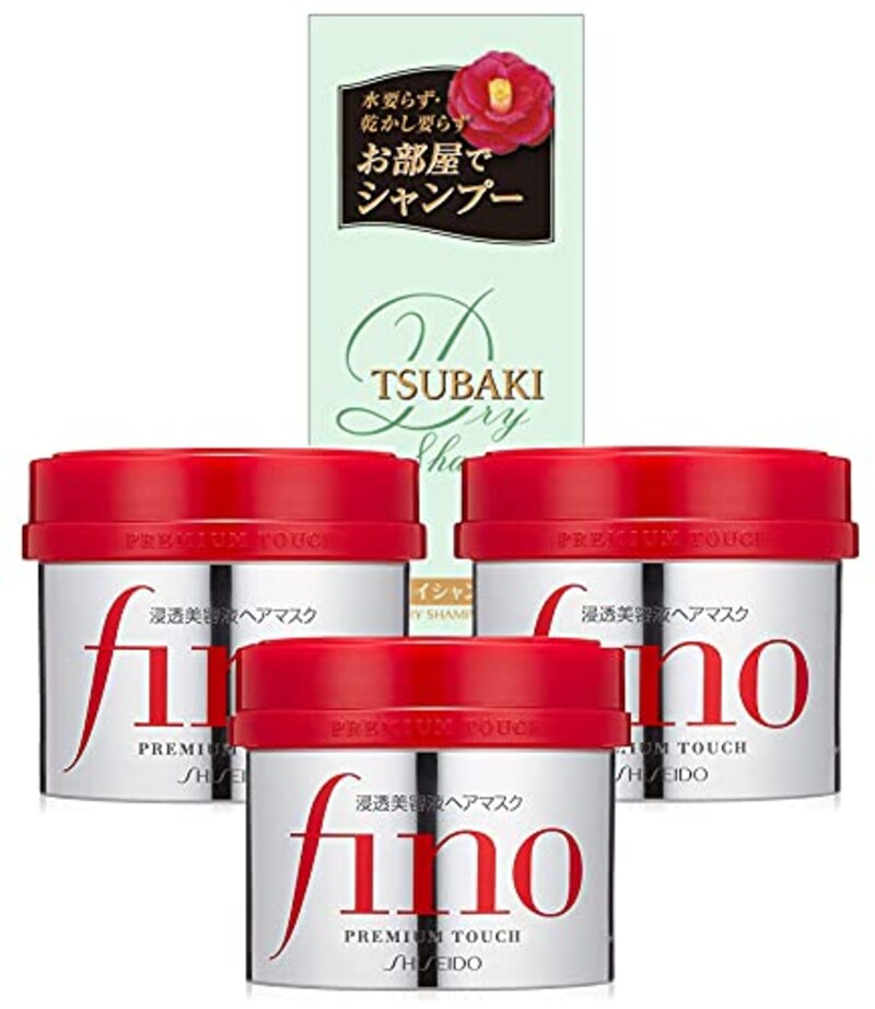 資生堂,フィーノ プレミアムタッチ 浸透美容液ヘアマスク 230g×3個 おまけ付きセット