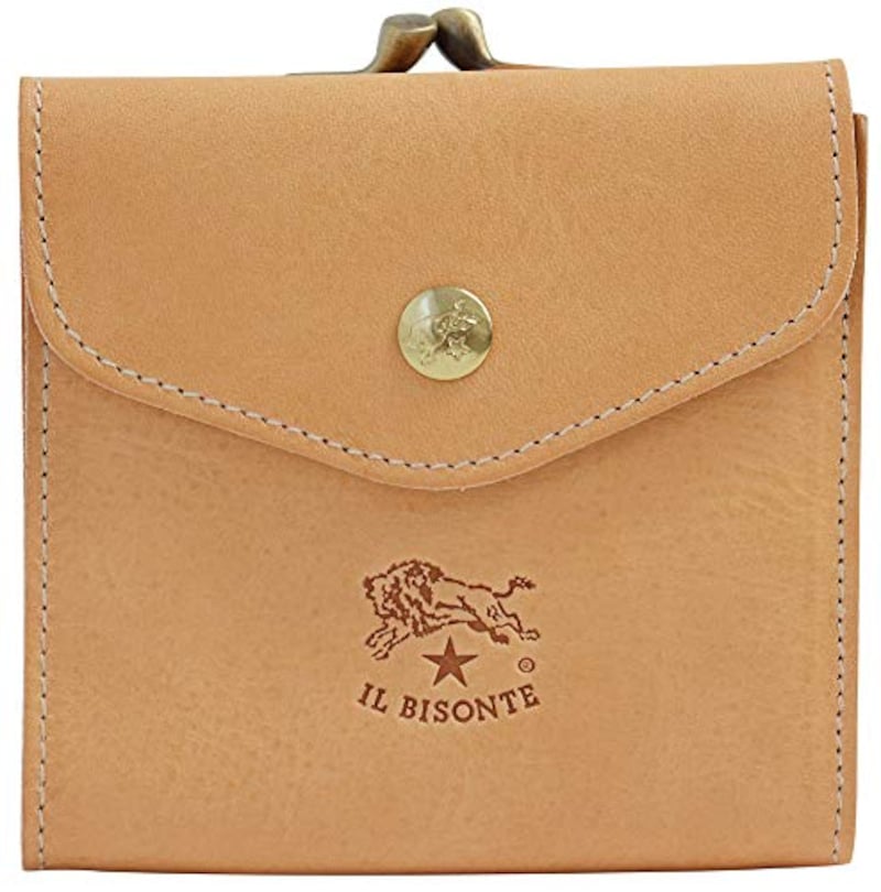 IL BISONTE(イルビゾンテ),2つ折り財布 小銭入れ付き,C0423