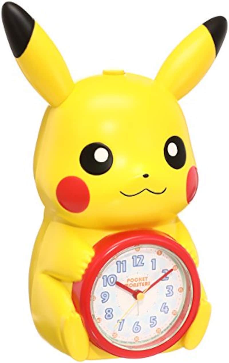 Seiko Clock（セイコークロック）,目覚まし時計 ポケットモンスター ピカチュウ,JF379A