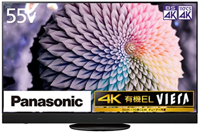 パナソニック(Panasonic),55V型 4Kダブルチューナー内蔵 有機ELテレビ,TH-55JZ2000