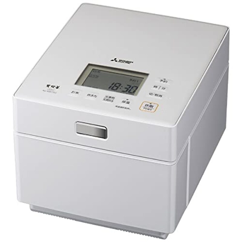 MITSUBISHI ELECTRIC(三菱電機),蒸気レスIH炊飯器 備長炭コート熾火 炭炊釜,NJ-XSC10J-W