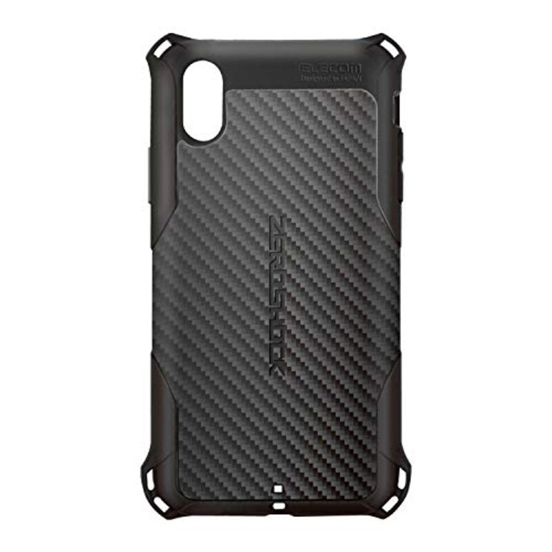 ELECOM(エレコム),iPhone XS Max ZEROSHOCK,PMWA18DZEROGBK