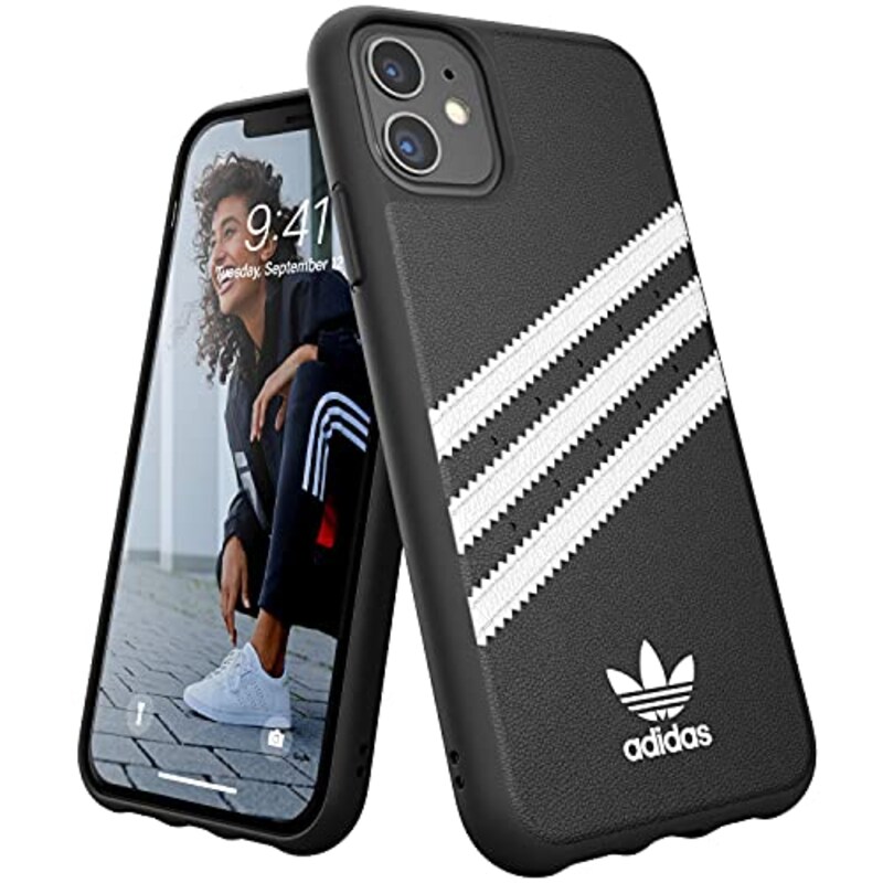 adidas(アディダス),iPhone 11 ケース SAMBA ブラック,IP1107089801
