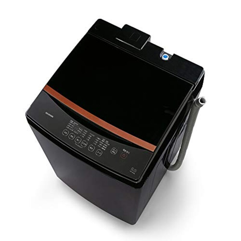 IRIS OHYAMA(アイリスオーヤマ),洗濯機 8kg ブラックレーベル 全自動 , IAW-T803BL