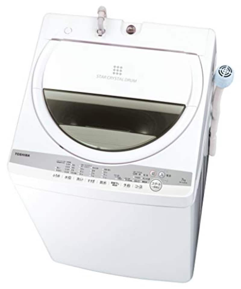 東芝（TOSHIBA）,洗濯機 7.0kg 浸透パワフル洗浄,AW-7G9-W