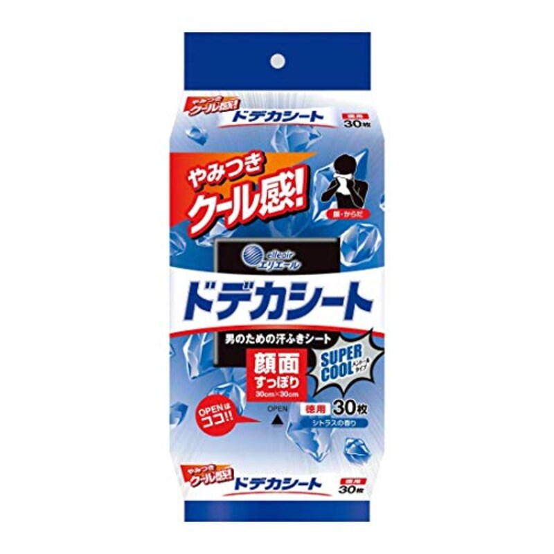 大王製紙,エリエール for MEN ドデカシート スーパークールタイプ